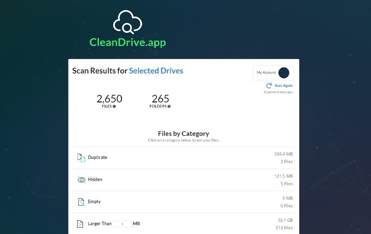 Use Clean Drive