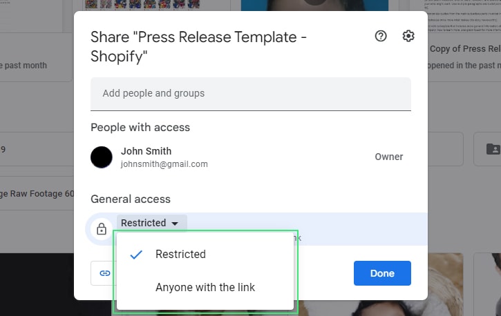 Share File to Multiple Users