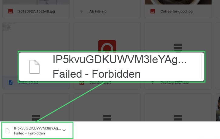 What is Failed Forbidden