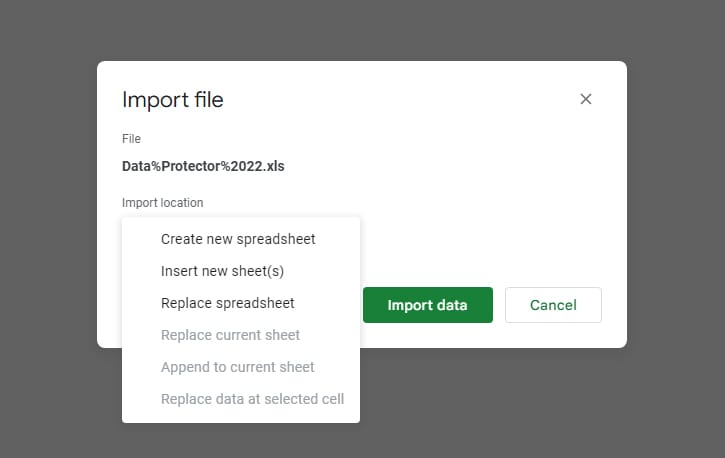 Importing a FIle