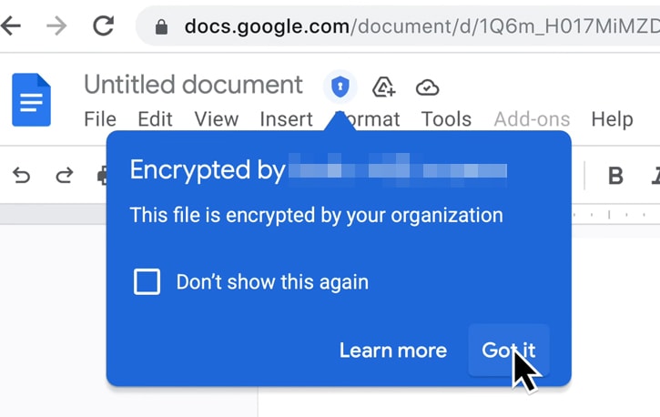 Encrypted File Example