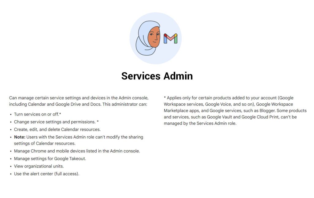 Services Admin