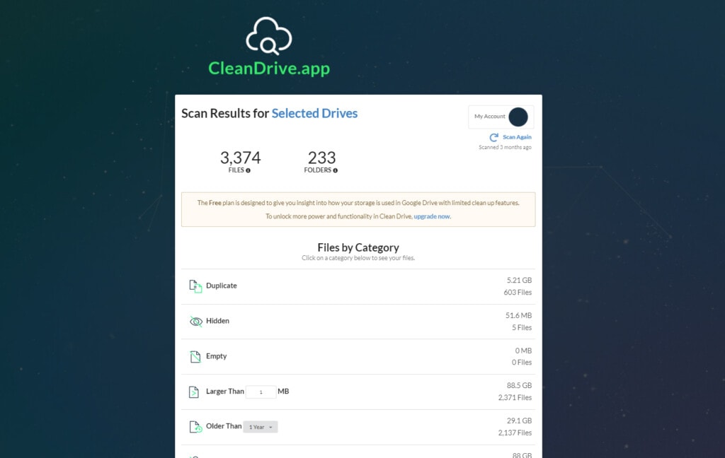 Clean Drive App