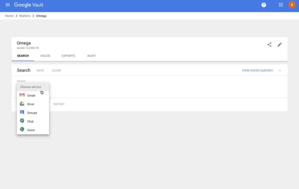 Google Vault